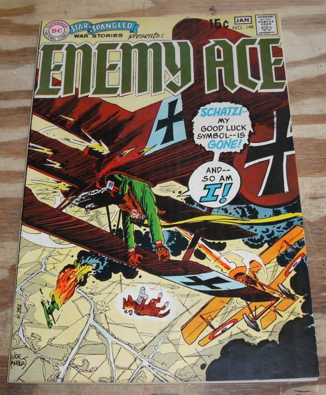 Star Spangled War Stories presents Enemy Ace #148 comic book very fine 8.0