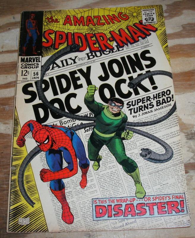 Amazing Spider-man #56 comic book fn/vf 7.0