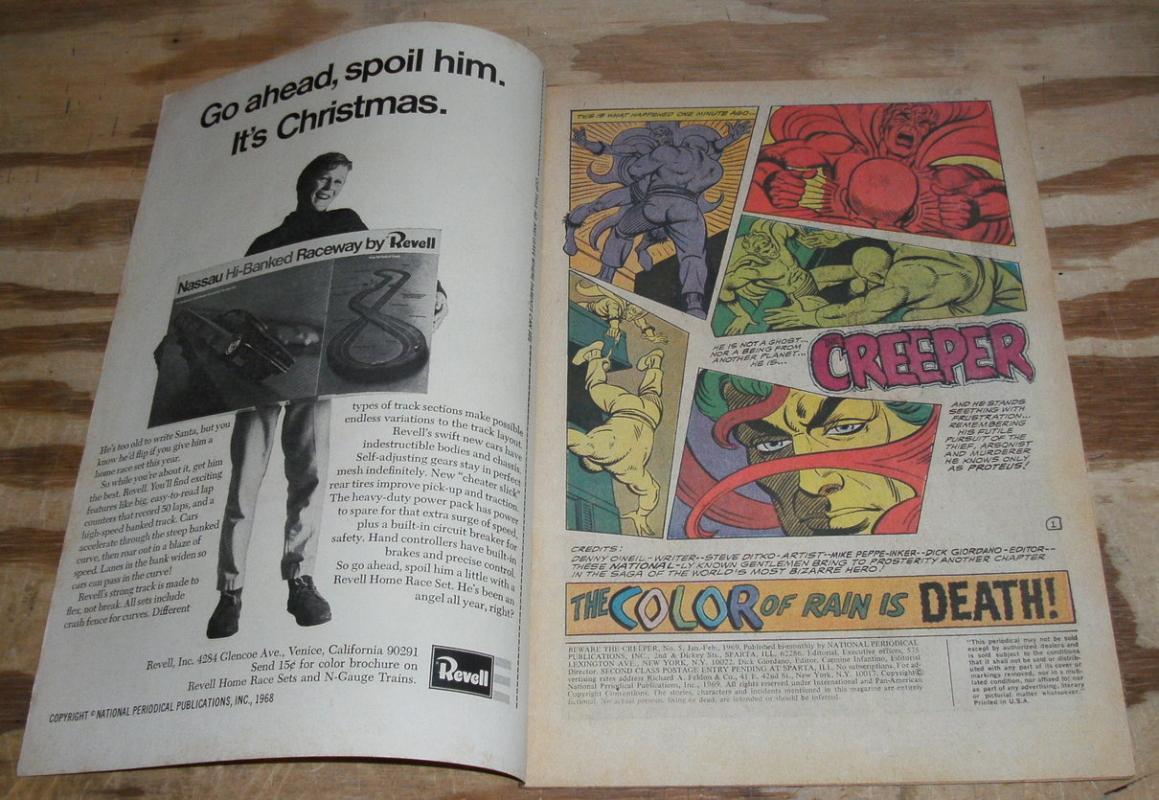 Beware the Creeper comic #5 vf 8.0