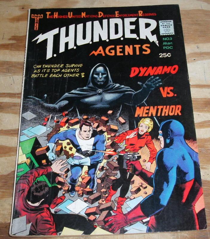 T.H.U.N.D.E.R. Agents #3 comic book fn/vf 7.0