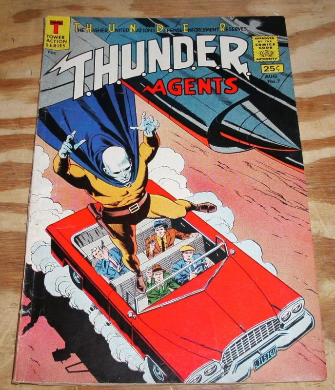 T.H.U.N.D.E.R. Agents #7 comic book fn/vf 7.0