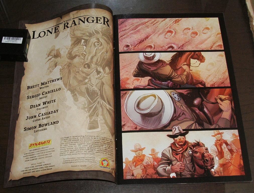 Lone Ranger #1 2nd printing regular cover comic book mint 9.8