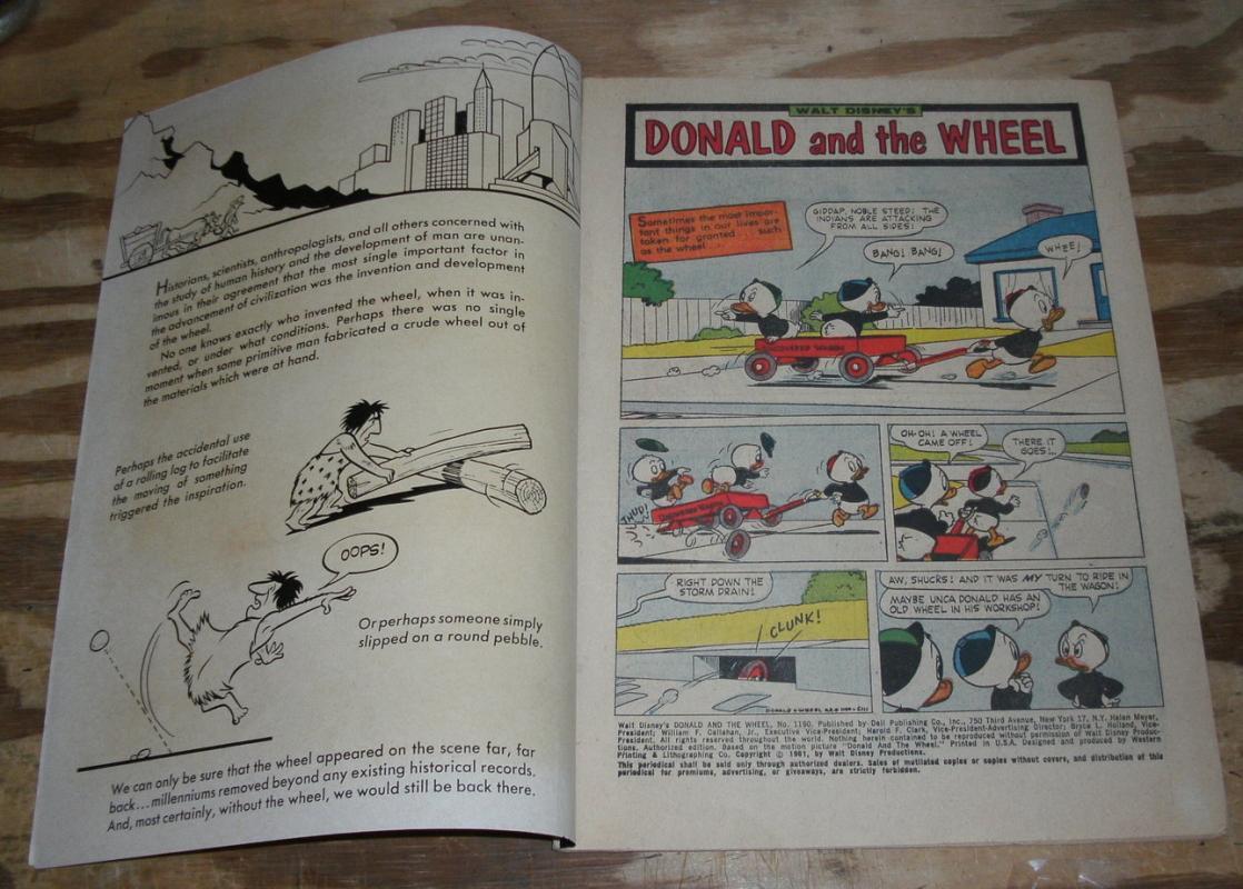 Donald and the Wheel comic (Donald Duck) fn 6.0