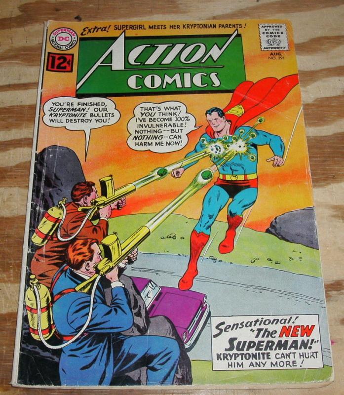 Action Comics #291 comic book vg 4.0