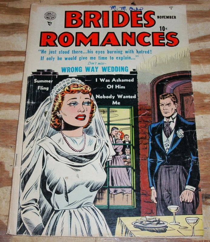 Brides Romances #1 romance comic book g/vg 3.0