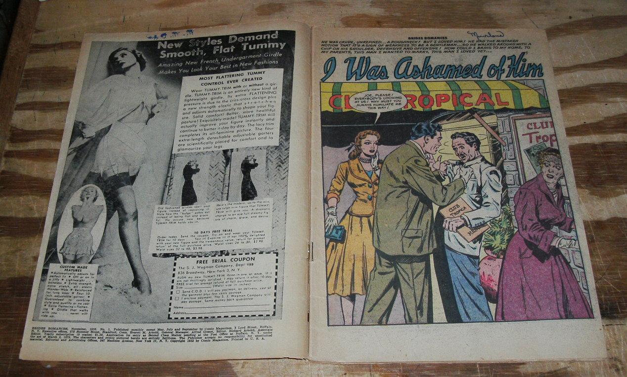 Brides Romances #1 romance comic book g/vg 3.0