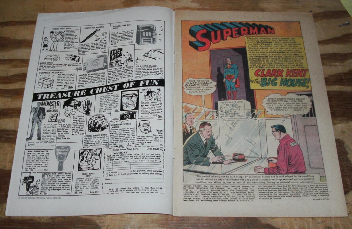 Action Comics #323 comic book vg/fn 5.0