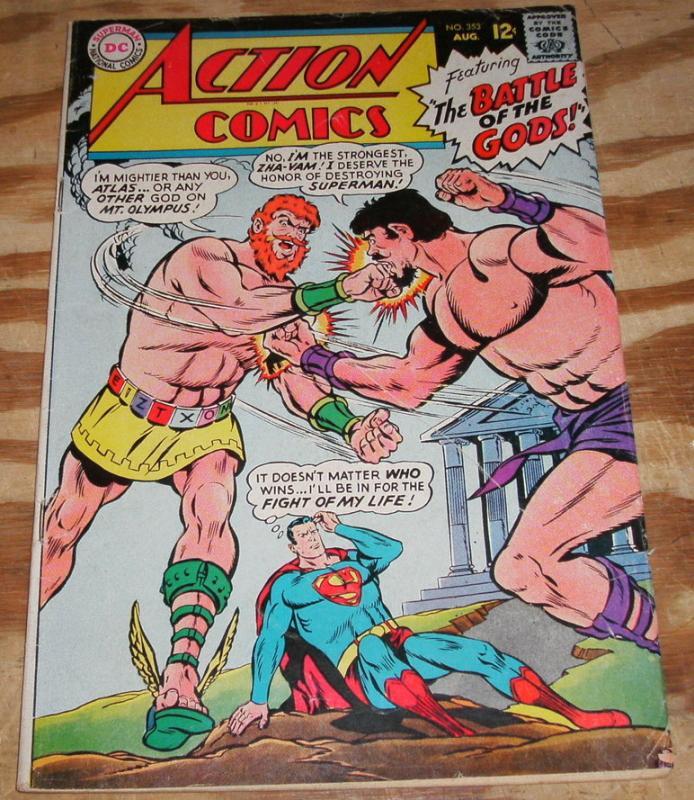 Action Comics #353 comic book vg/fn 5.0
