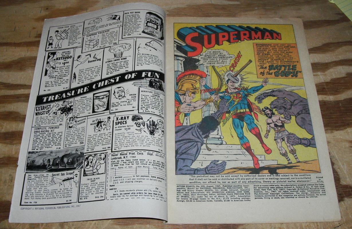 Action Comics #353 comic book vg/fn 5.0