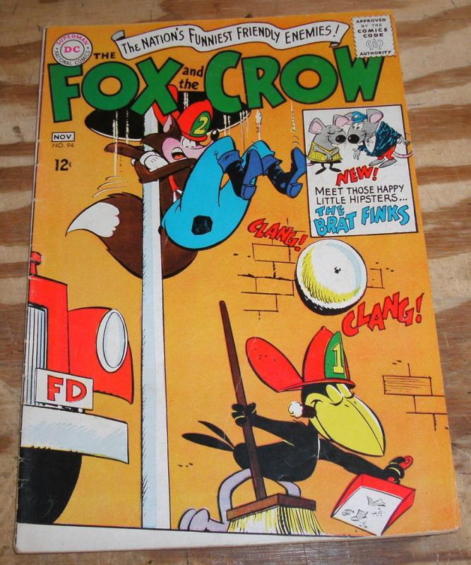 Fox and the Crow #94 comic book fn/vf 7.0