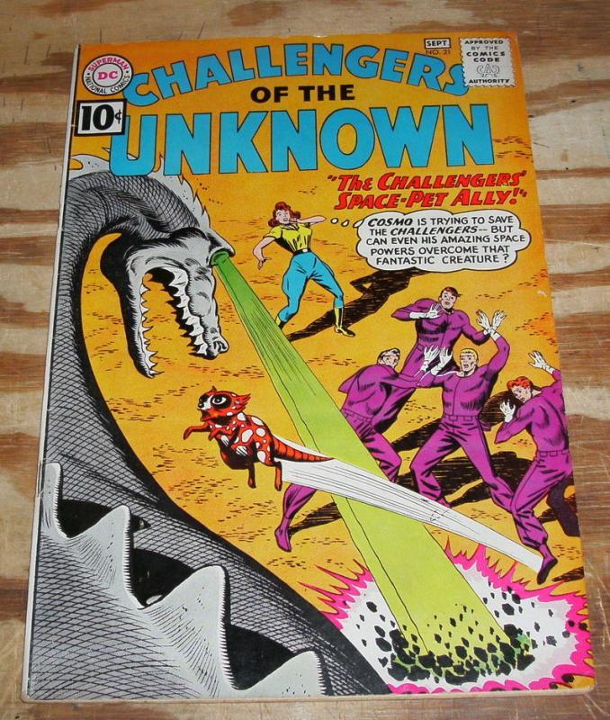 Challengers of the Unknown #21 comic book very fine/near mint 9.0