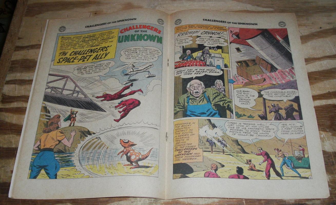 Challengers of the Unknown #21 comic book very fine/near mint 9.0