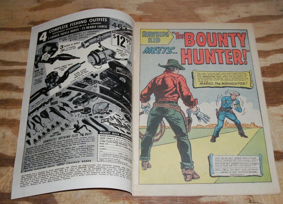 Rawhide Kid #48 comic book vf 8.0
