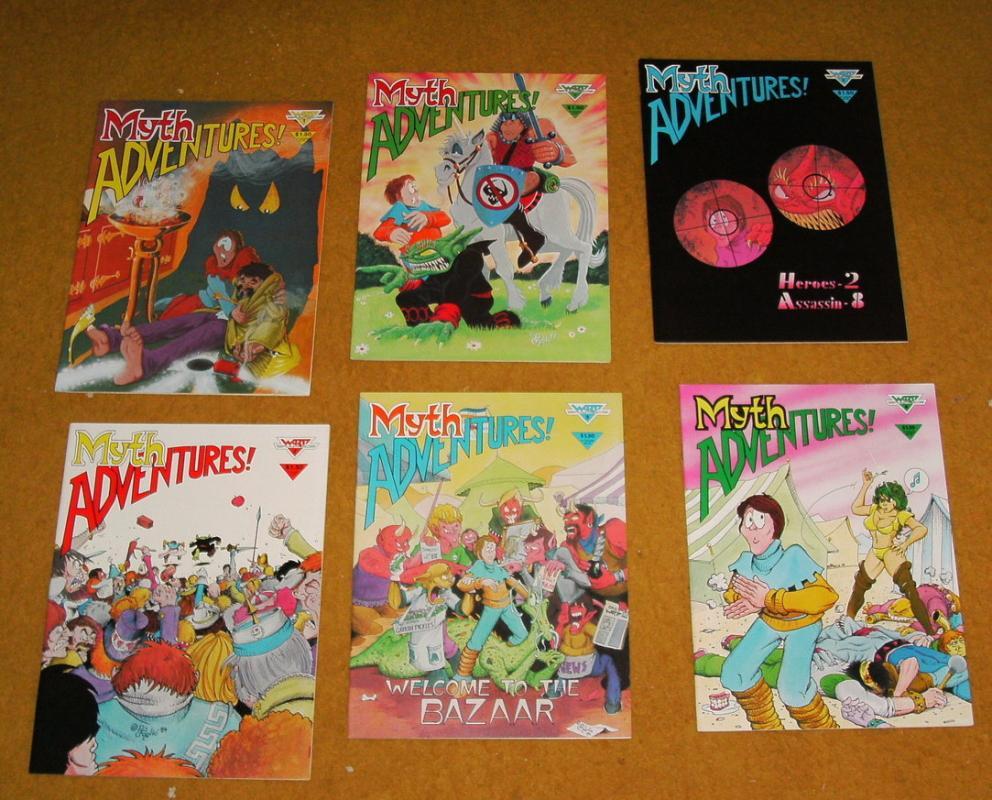 Myth Adventures collection of 6 comic books