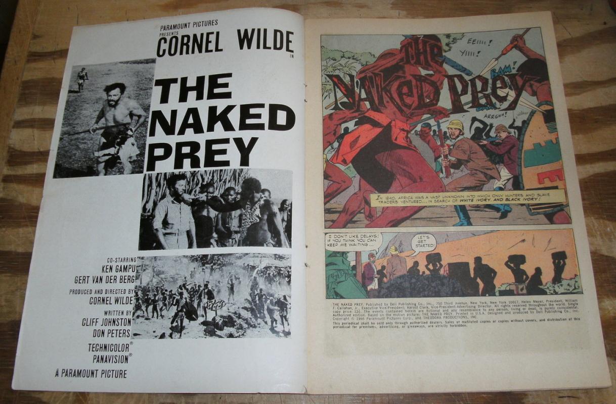 The Naked Prey Movie Classic comic fn 6.0