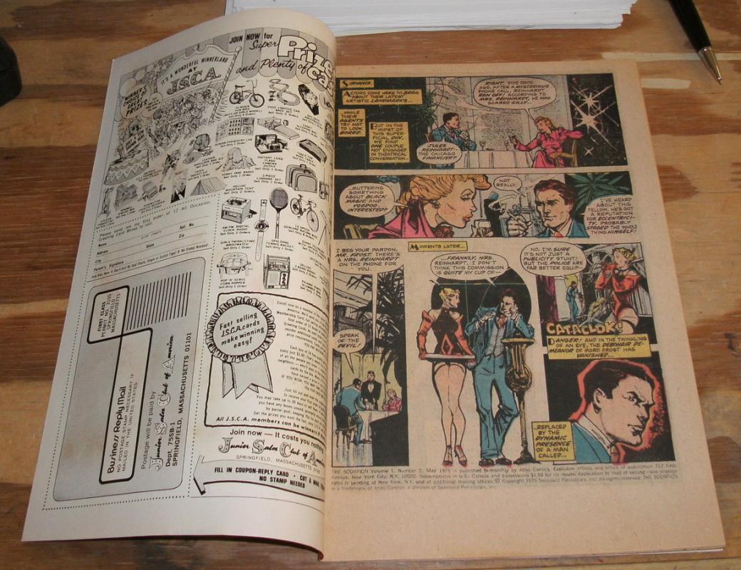 The Scorpion #2 comic book very fine/near mint 9.0