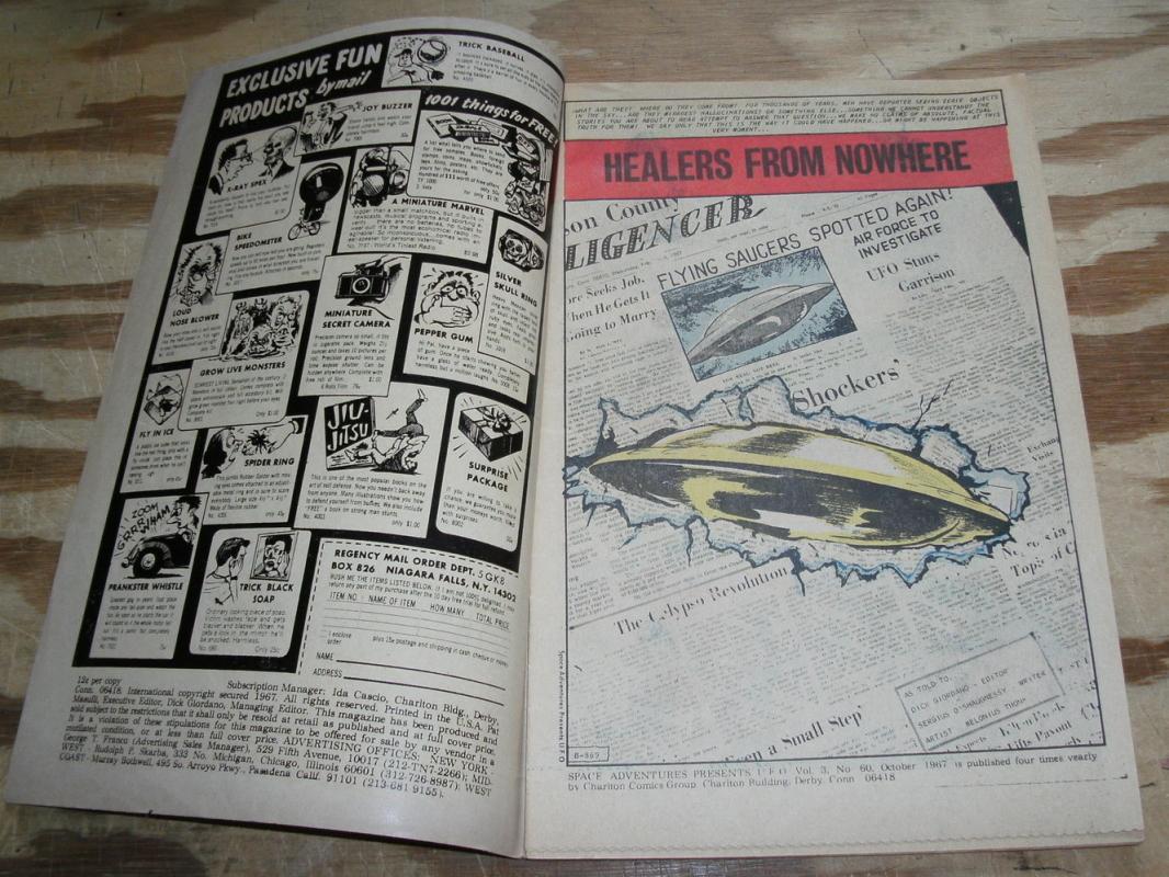 Space Adventures Presents U.F.O. #60 comic book fn 6.0