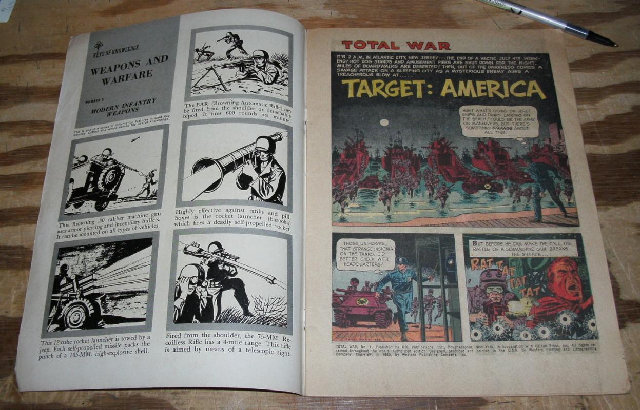 Total War comic #1 vg/fn 5.0