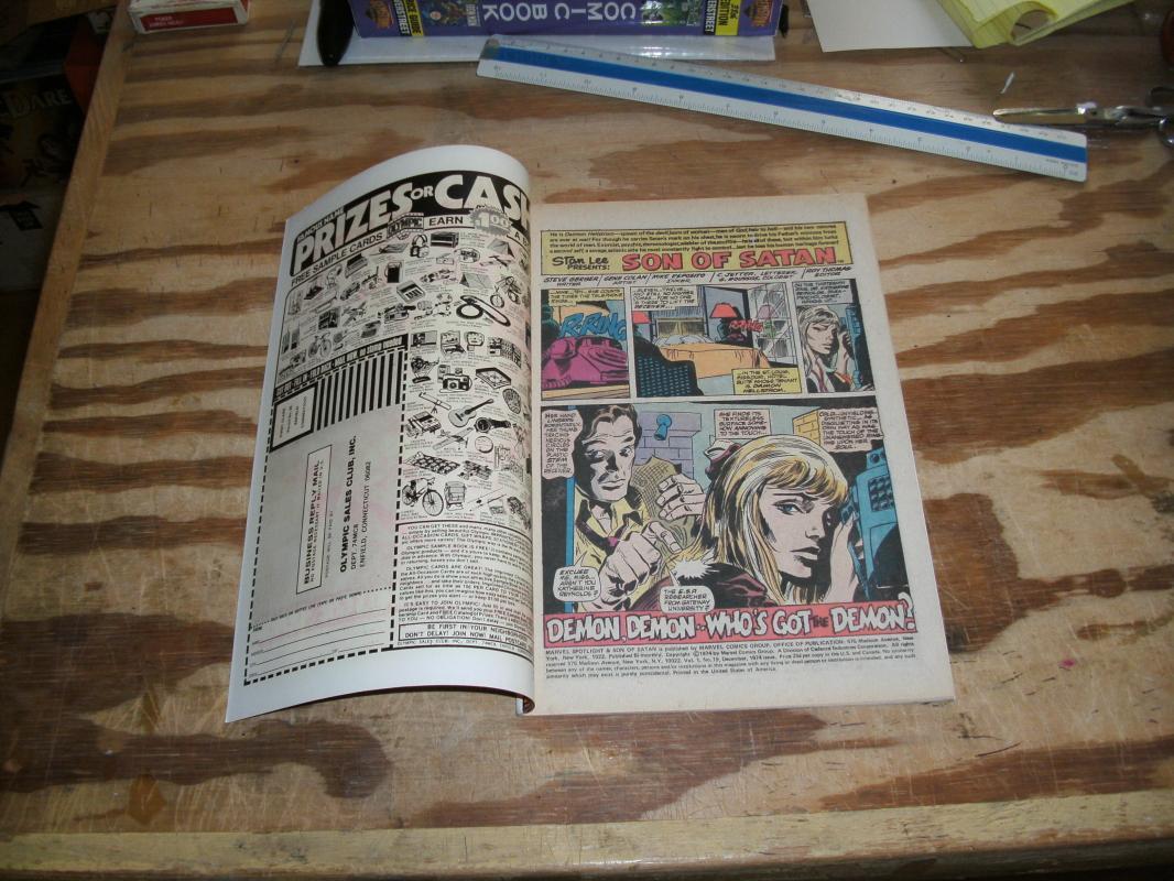 Marvel Spotlight on The Son of Satan #19 comic book near mint 9.4