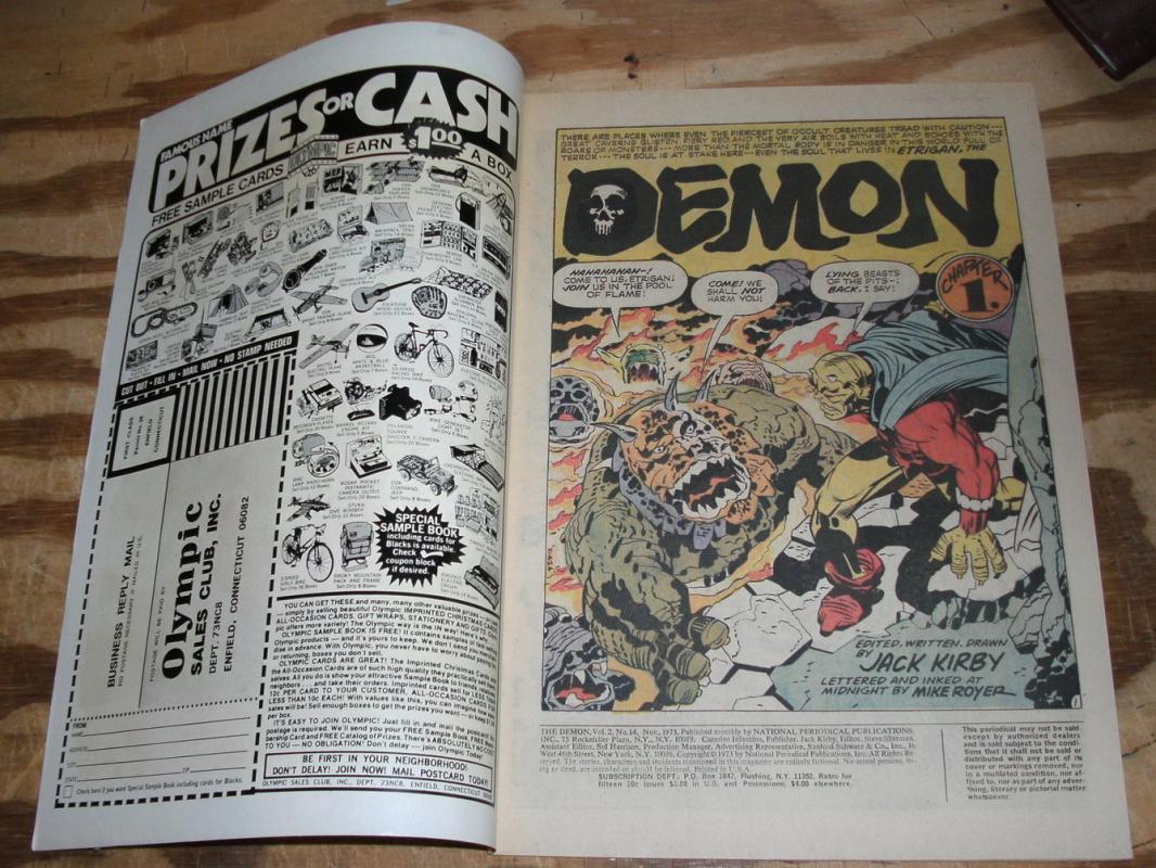 The Demon #14 comic book very fine/near mint 9.0