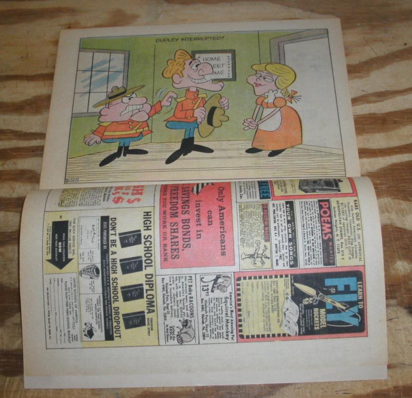 Dudley Do-Right #4 comic book vg/fn 5.0
