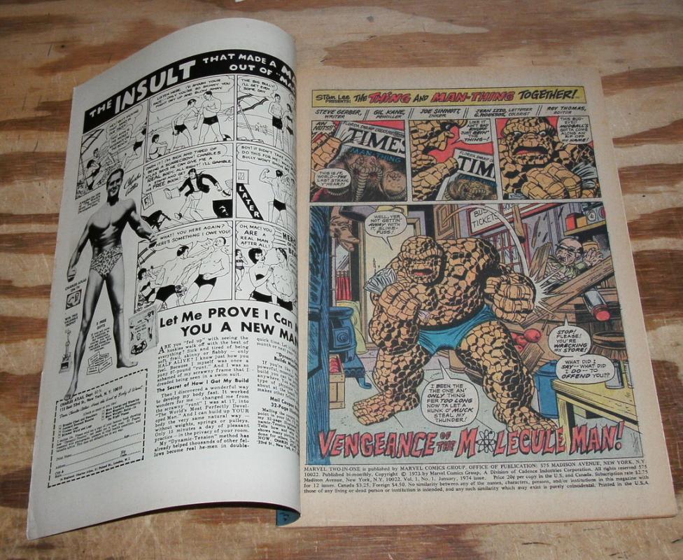 Marvel Two-In-One #1 very fine 8.0
