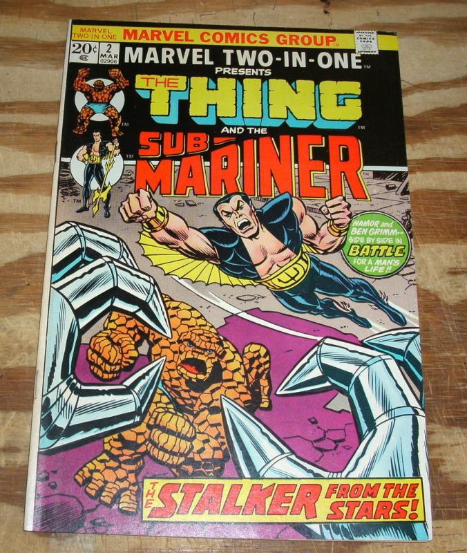Marvel Two-In-One #2 near mint 9.4