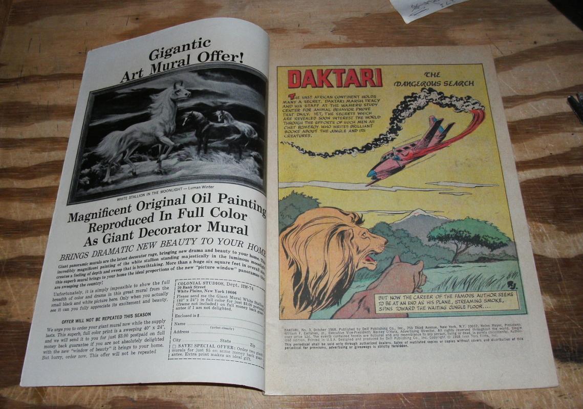 Daktari #3 comic book vf 8.0