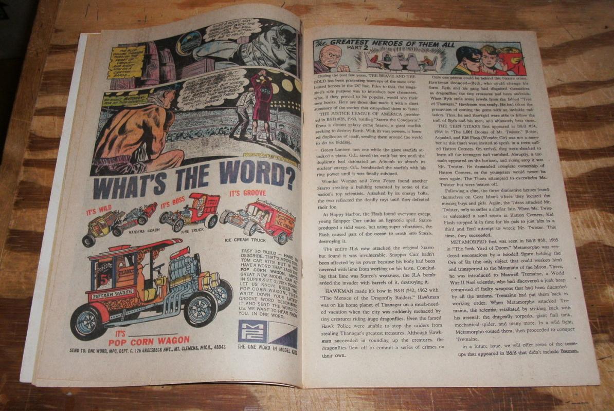 Brave and the Bold #88 comic book very fine/near mint 9.0
