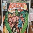 Kazar the Savage 8 issue assortment of comic books