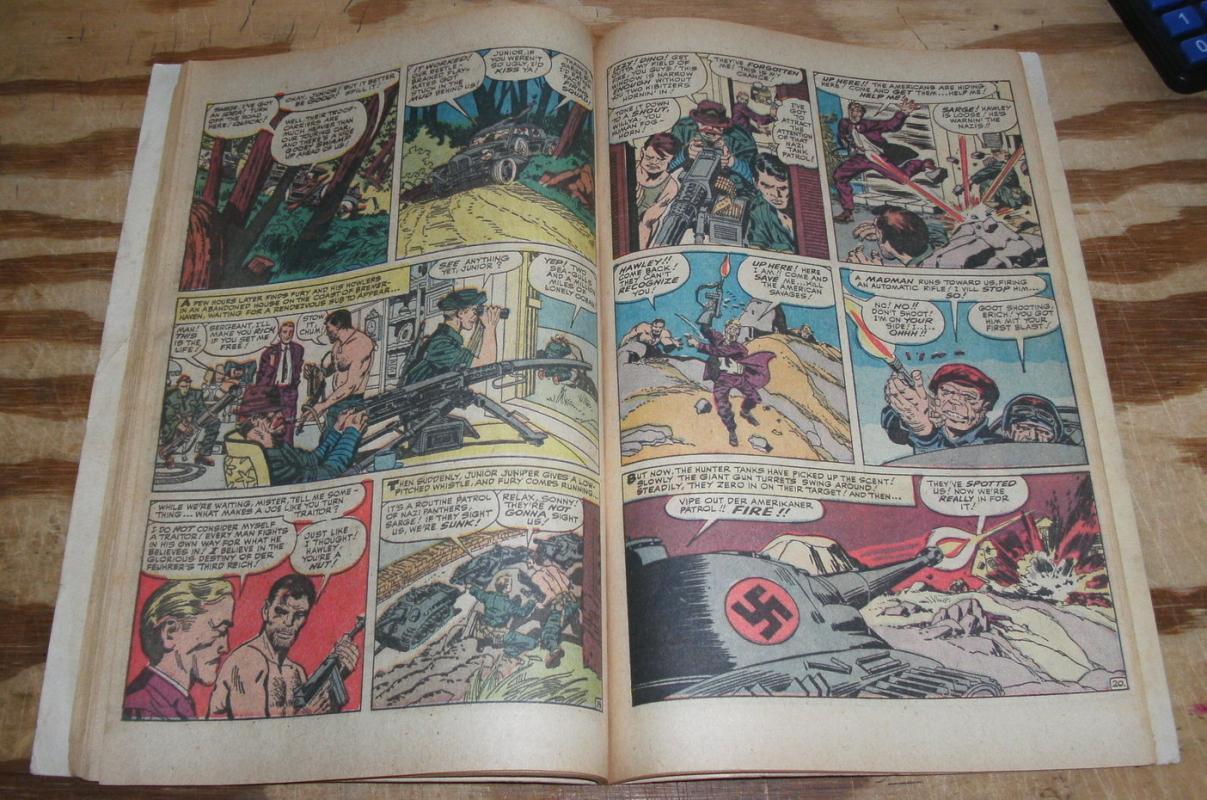 Sgt. Fury and His Howling Commandos king size annual #1 comic book very good/fine 5.0