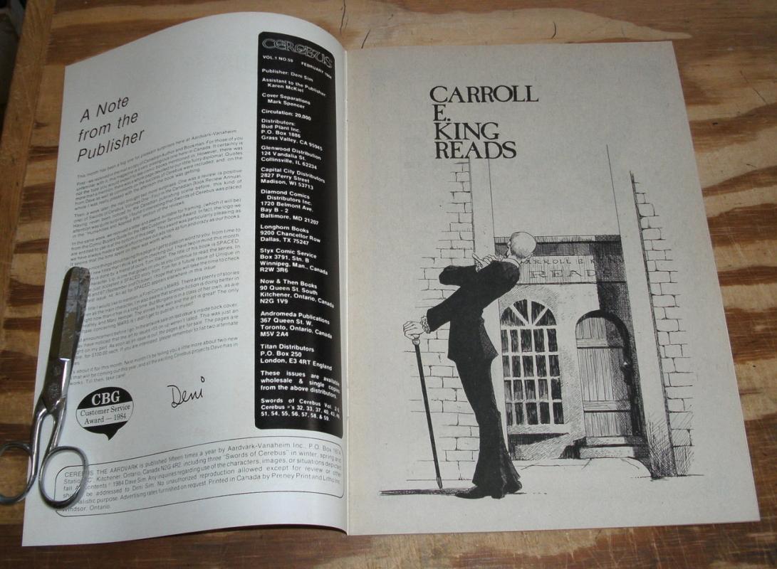 Cerebus #59 comic book mint 9.9