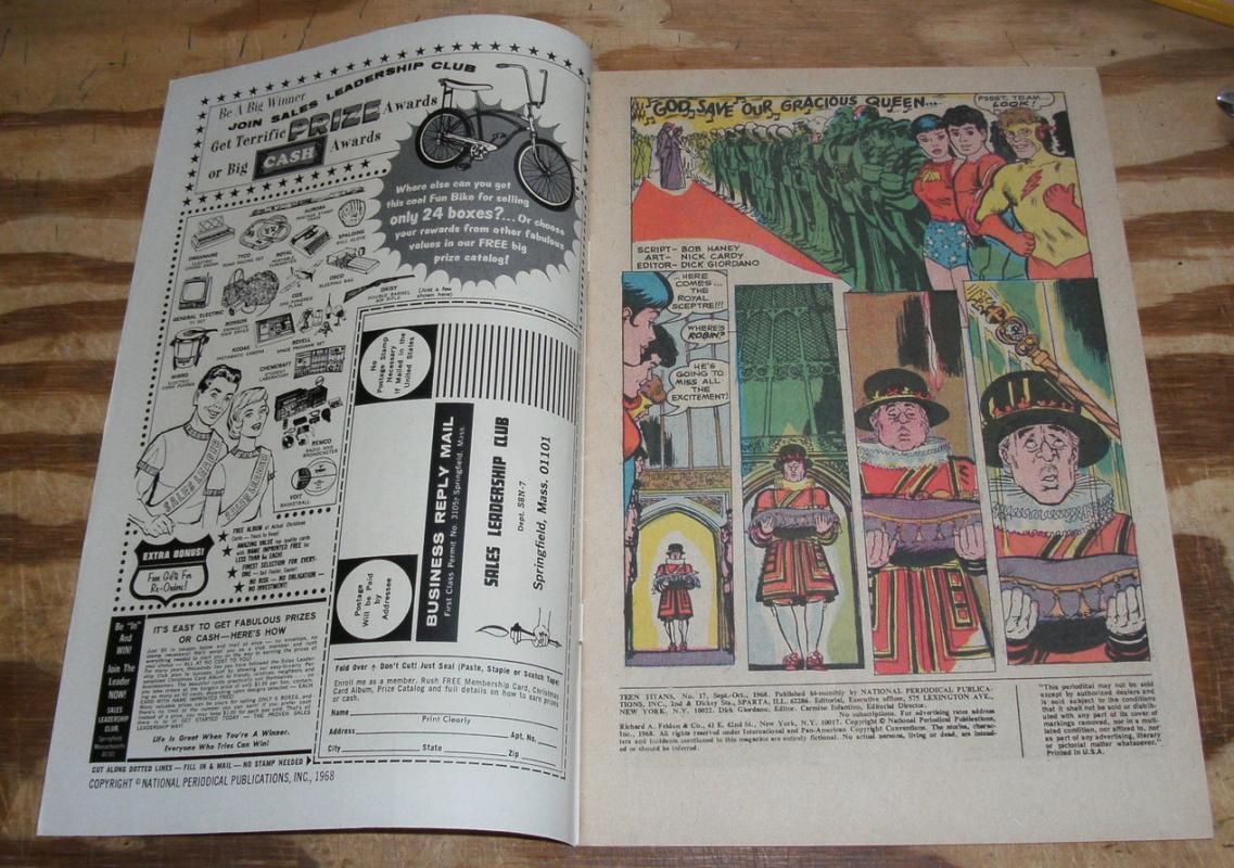 Teen Titans #17 comic book fn 6.0