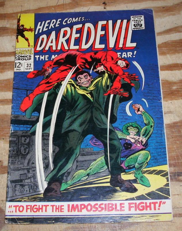 Daredevil the Man Without Fear #32 comic book fine 6.0