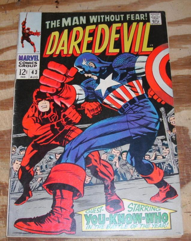 Daredevil the Man Without Fear #43 comic book very good/fine 5.0