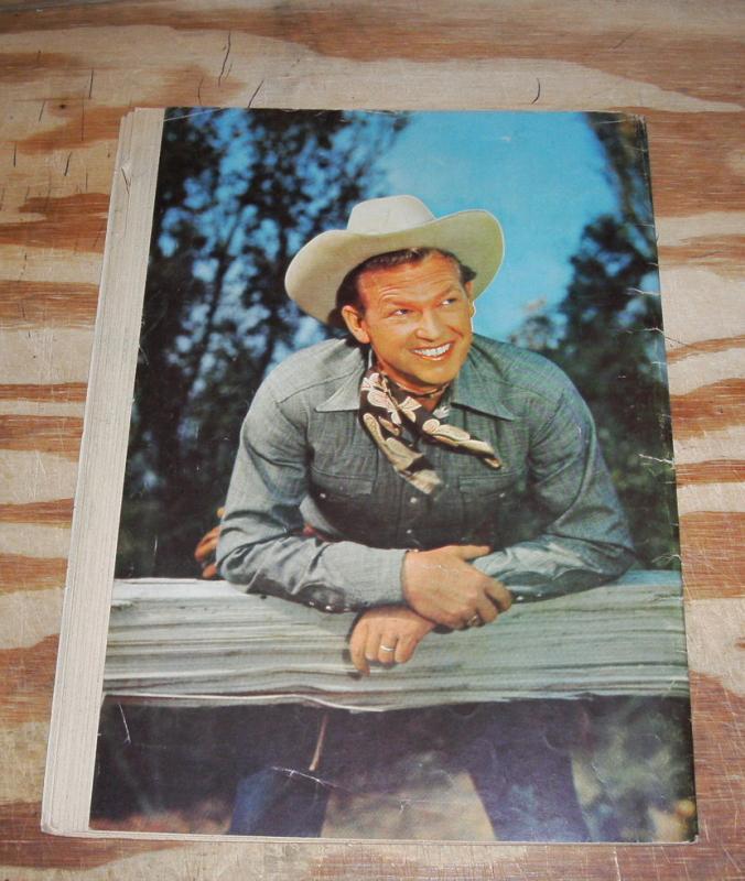 Rex Allen #3 comic book g/vg autographed