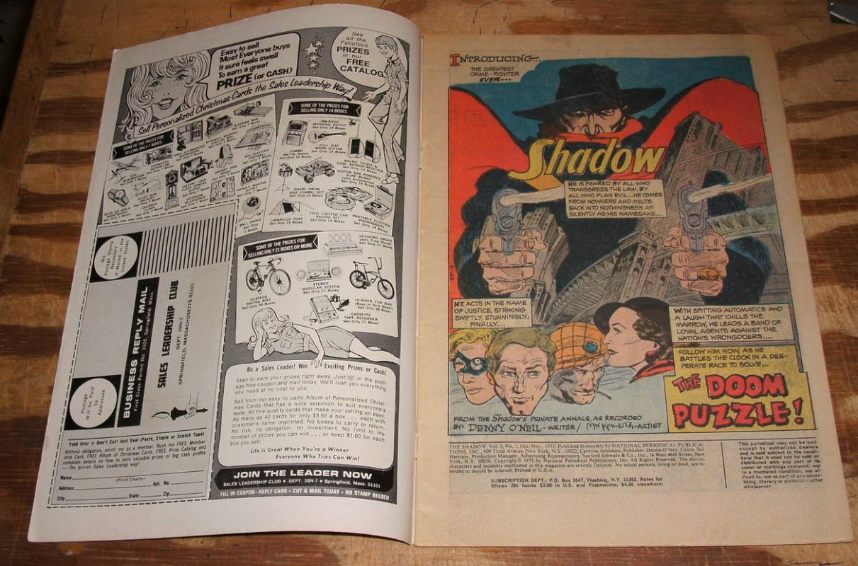 The Shadow #1 comic book very good/fine 5.0