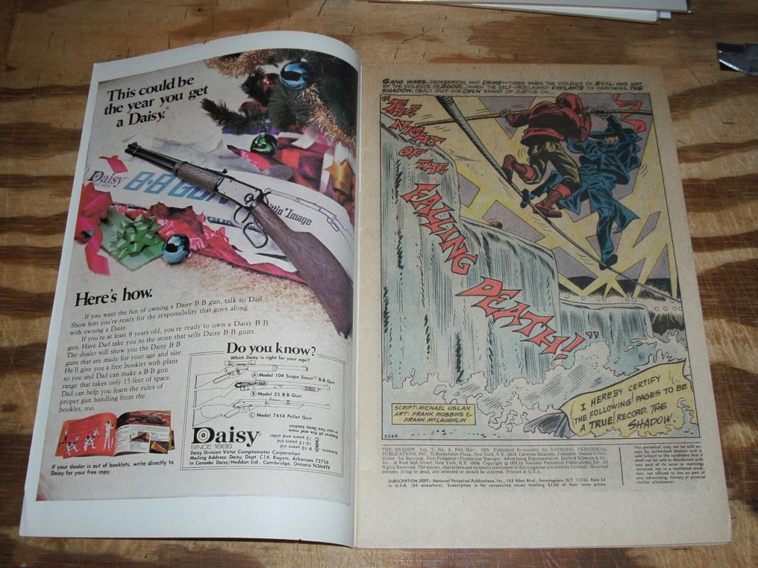 The Shadow #9 comic book very fine 8.0
