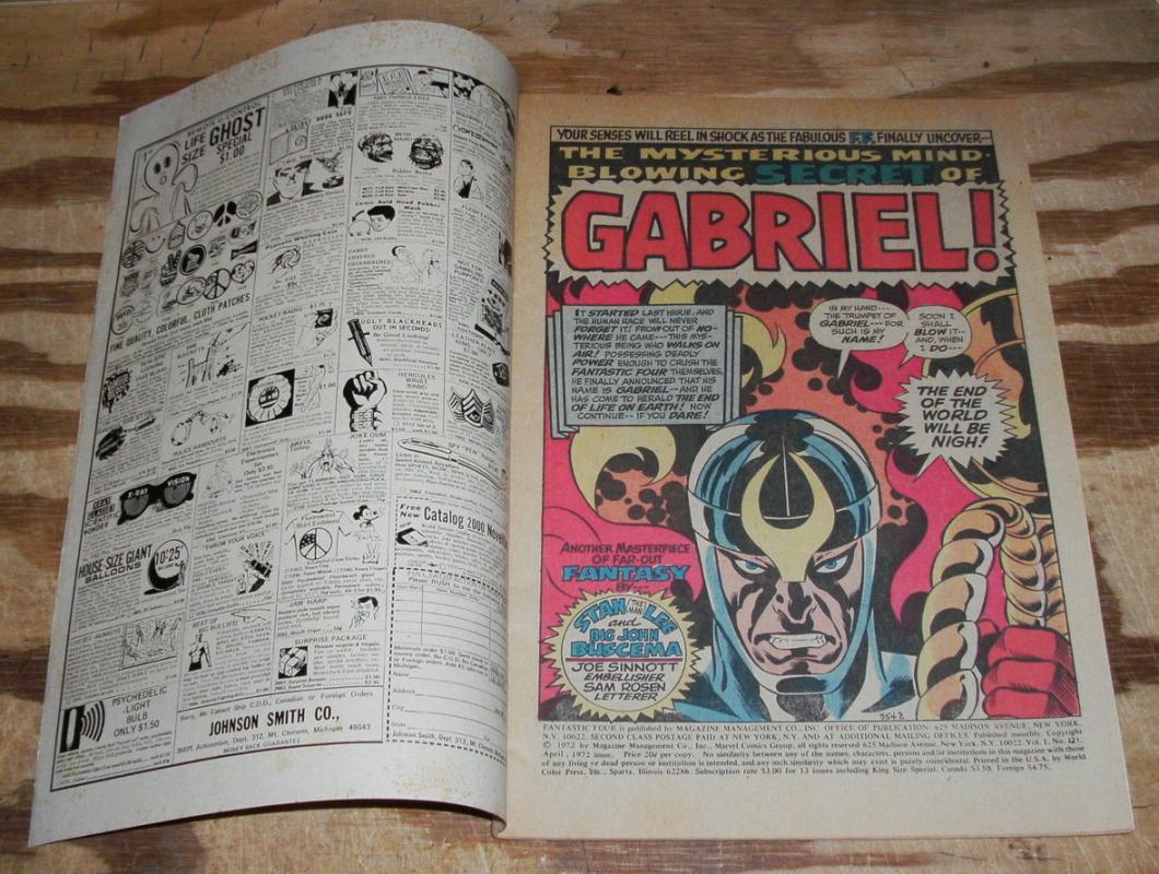 Fantastic Four #121 very fine 8.0