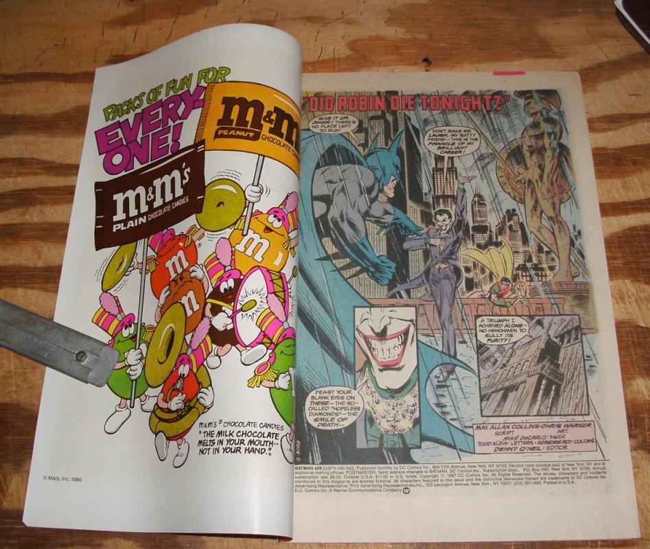 Batman #408 near mint minus 9.2
