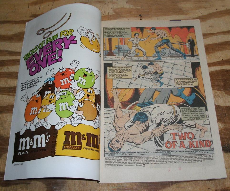 Batman #410 comic book fine/very fine 7.0