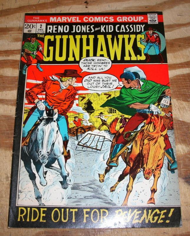 Gunhawks #2 very fine 8.0
