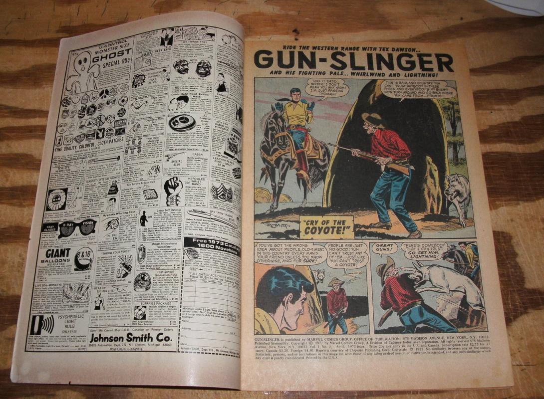 Gun-Slinger #2 very fine/near mint 9.0