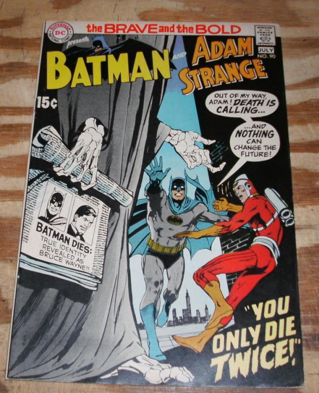 Brave and the Bold #90 comic book fine/very fine 7.0