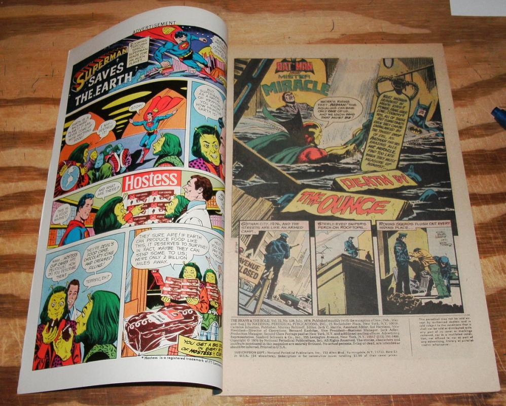 Brave and the Bold #129 comic book very fine/near mint 9.0