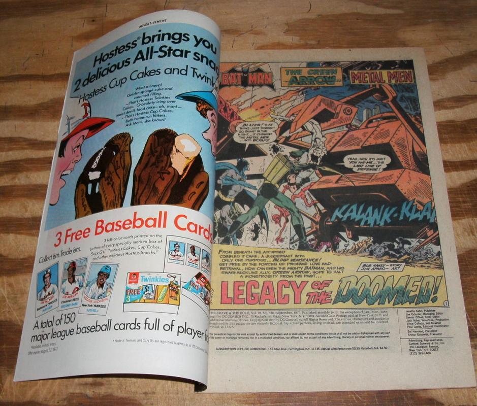 Brave and the Bold #136 comic book near mint 9.4