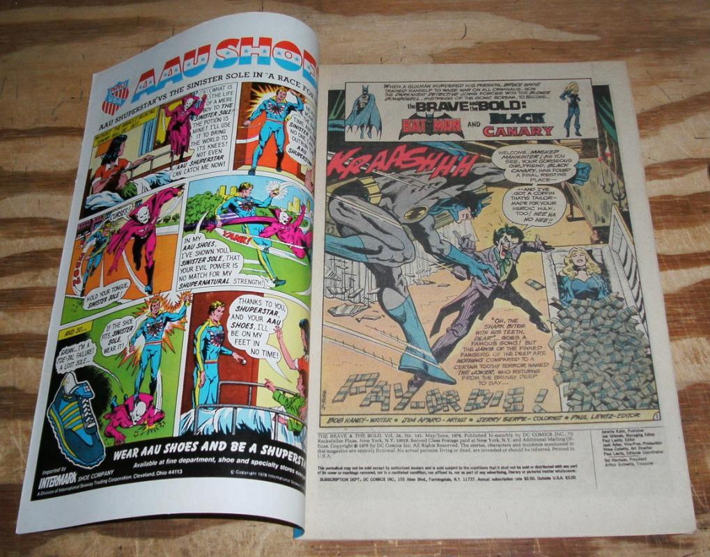Brave and the Bold #141 very fine/near mint 9.0