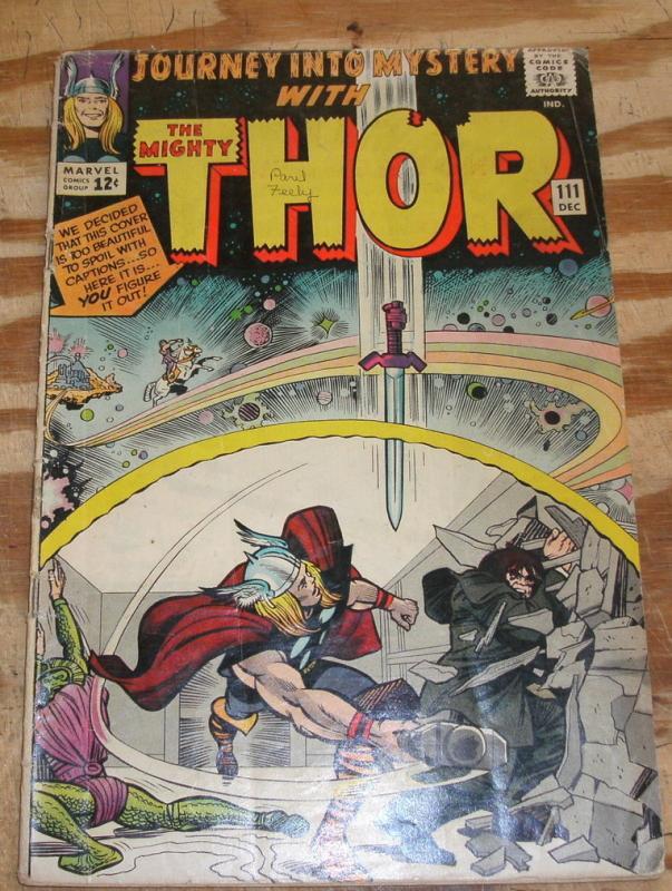 Journey Into Mystery #111 good/very good 3.0
