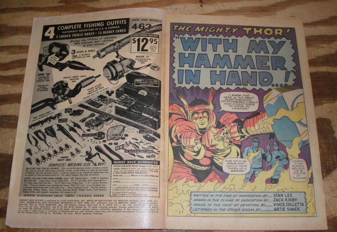 Journey Into Mystery #120 with Mighty Thor good/very good 3.0