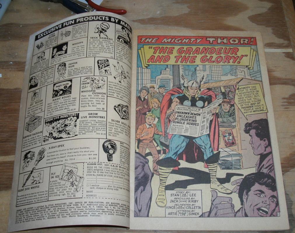 Journey Into Mystery #124 with Mighty Thor very good/fine 5.0